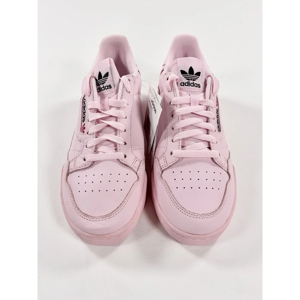 Adidas‎ Continental 80 Clear Pink Leather Retro Sneakers Mens Size 9 B41679 NIB